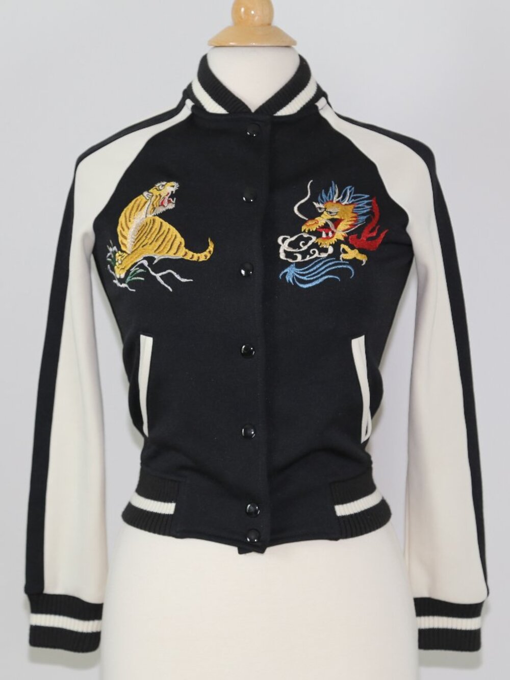 RARE Ralph Lauren cropped bomber jacket stretchy SIZE XS